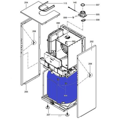 Viessmann Ersatzteil Speicher 100 L 7831779 I Vitodens 222-F FS2A FS2B B2TA B2TB