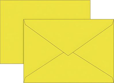 Brunnen Briefumschlag C6 80g gelb 10 Stück 105125210