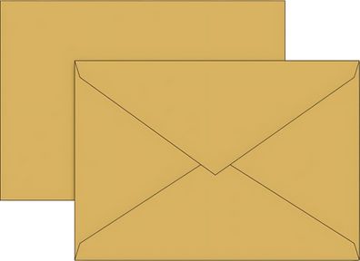 Brunnen Briefumschlag B6 80g honig 10 Stück 105125614