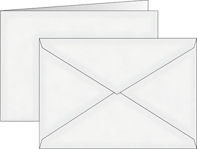 Brunnen Briefkarte A6quer 10Sets 1053680