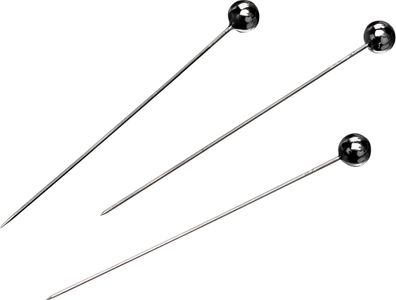 KNORR Prandell 216418716 Deko-Stecknadeln 64 mm silberfarben