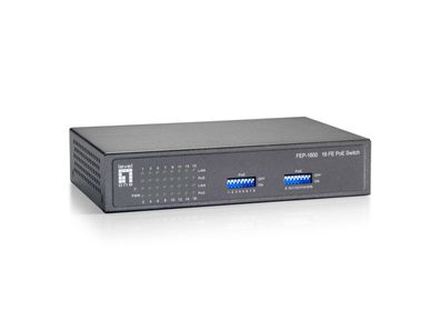 LevelOne FEP-1600W90 - Switch - 16 x 10/100 (PoE)