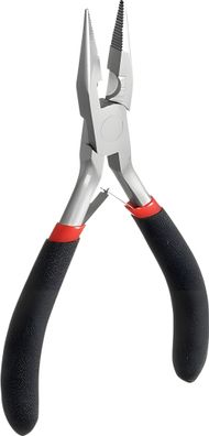 KNORR Prandell 218055031 Flachzange mit Abschneider 12 cm schwarz