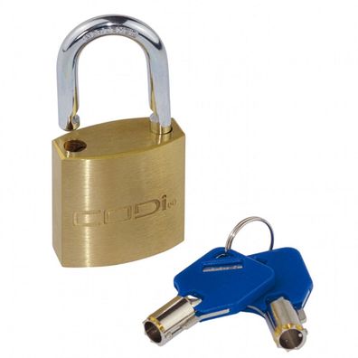Bügelschloss Vorhängeschloss Einzelschließend 2 Schlüssel 30mm Vorhangschloss