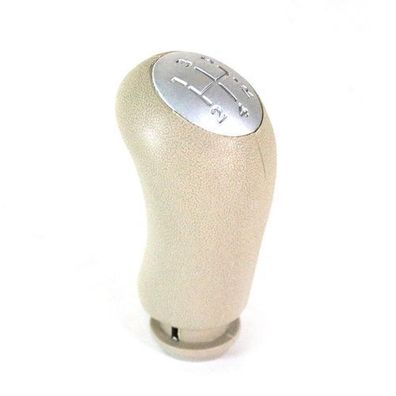 Schaltknopf Schaltknauf für Renault Fluence 2010-2025 5 gang Kunstleder Beige