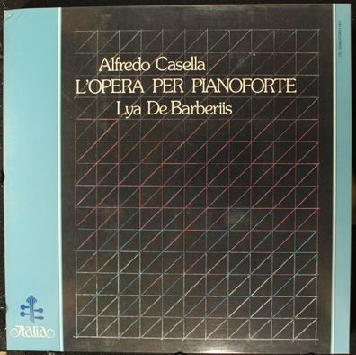 Italia ITL 70066 - Alfredo Casella, Lya De Barberis - L'Opera Per Pianoforte