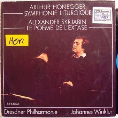 Eterna 8 27 765 - Arthur Honegger, Alexander Scriabin, Dresdner Philharmonie, Jo