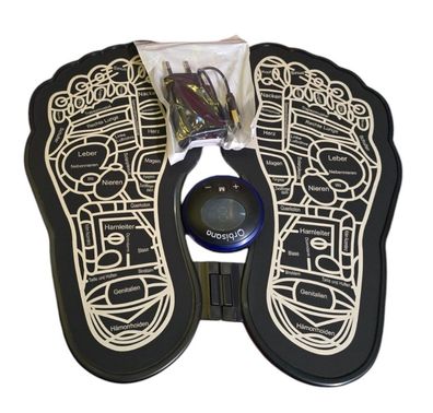 Orbisana EMS Fußmassagematte faltbar Fußreflexzonen Massage 32 x 29 cm