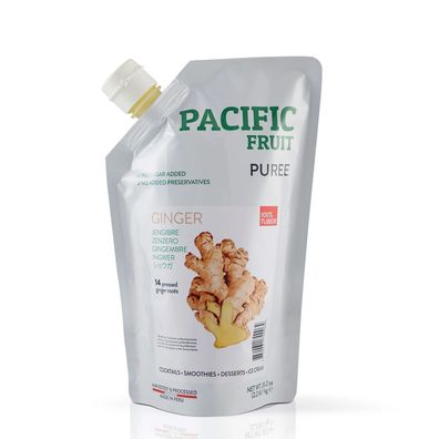 Pacific Fruit Püree Ingwer 1kg glutenfrei für Suppen, Marinaden, Tee & Wokgerichte