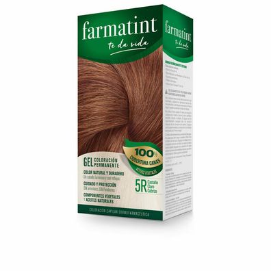 Farmatint gel coloración permanente #5r-castaño claro cobriz