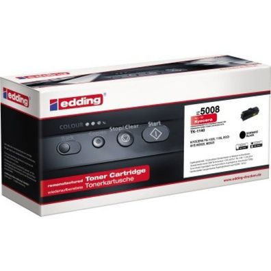 edding Toner 18-5008 wie Kyocera TK-1140 EDD-5008 ca. 7.200 Seiten schwarz