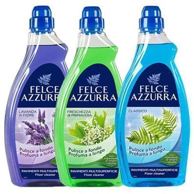 Felce Azzurra Bodenreiniger Set 3x 1l - Italienische Qualität