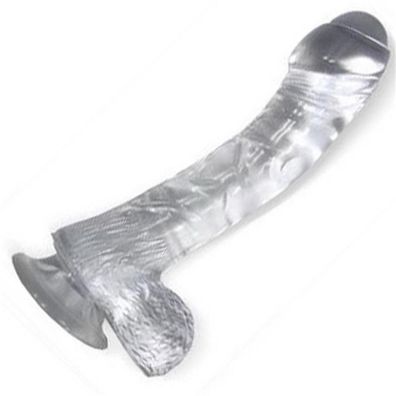 Transparenter Dildo für anale und vaginale Lust