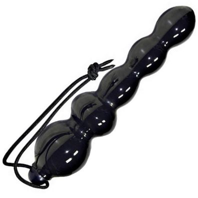 My Black Jacks Kugel-Dildo schwarz, flexibel, 18 cm