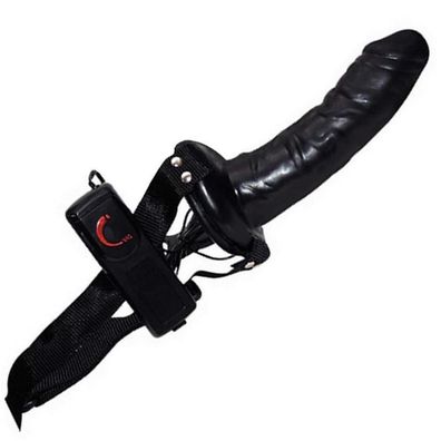 Umschnall Vibrator Strap On Easy Rider Dildo Vibration schwarz