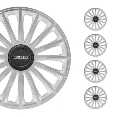 Sparco Radkappen 16 Zoll Treviso Silber 4tlg