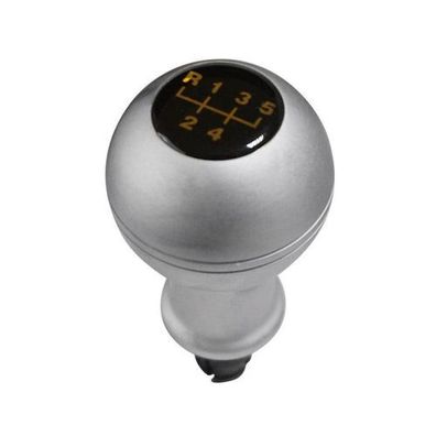 Schaltknauf Schaltknopf für VW Sharan 1995-2010 5-Gang Aluminium Silber