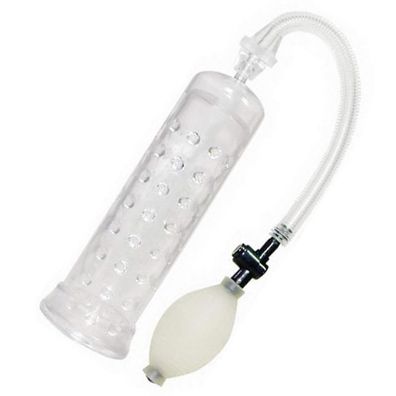 Penis Potenz Pumpe Vakuum Enlarger Penisvergrößerung Horny Dots Innen-Ø 4 cm