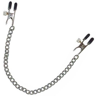 Busenkette Metall mit Abgreifklemmen Nippel-Klammern