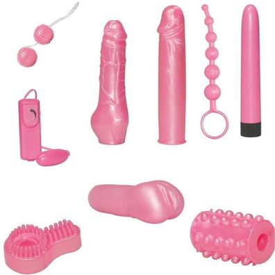 Candy Pink Lovetoys Erotik Set 9 teilig Vibration Vibrator