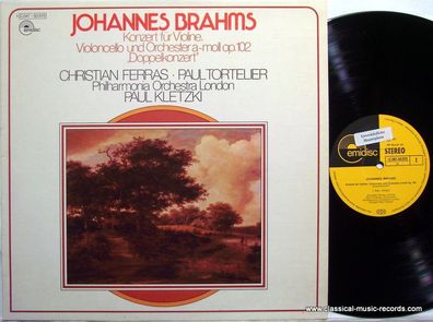 Emidisc (2) 1C 047-50 572 - Johannes Brahms, Christian Ferras, Paul Tortelier, P