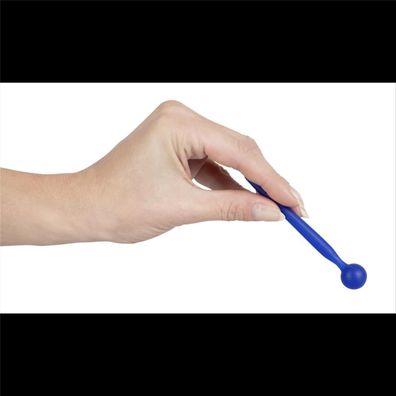 Penisplug mit Kugelspitze Silikon Blau Sperm Stopper
