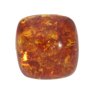 Bernsteinring Silber 835 Handarbeit Second Hand 25324392 getragen