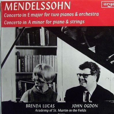 Argo ZRG 605 - Felix Mendelssohn-Bartholdy, Brenda Lucas, John Ogdon, The Academ
