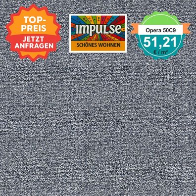 Vorwerk Opera 50C9 Teppichboden Velours 4 m breit - ab 5 m² versandkostenfrei