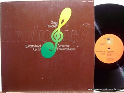 BASF 15 29037-5 - Sergei Prokofiev - Quintett D-moll Op. 39; Sonate Für Flöte