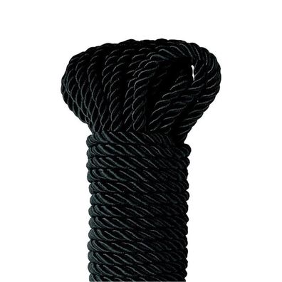 Schwarzes Bondageseil 10 Meter lang Fetish Fantasy Deluxe Silky Rope Black