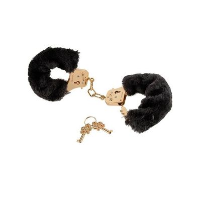 Weiche Handschellen mit Plüschüberzug Fetish Fantasy Gold Deluxe Furry Cuffs