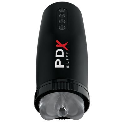 Masturbator Vibration Saug- & Stoß Funktion genoppt gerillt