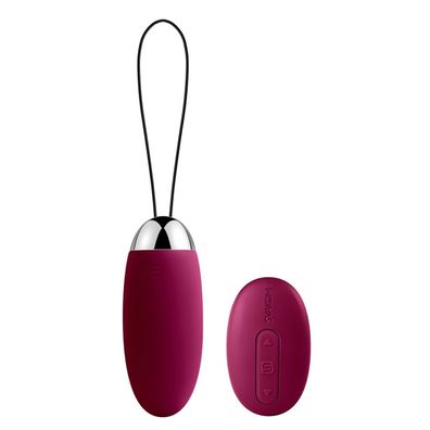 Vibrationsei mit Fernbedienung Vibro-Ei Svakom Elva Lila USB Vibration Silikon