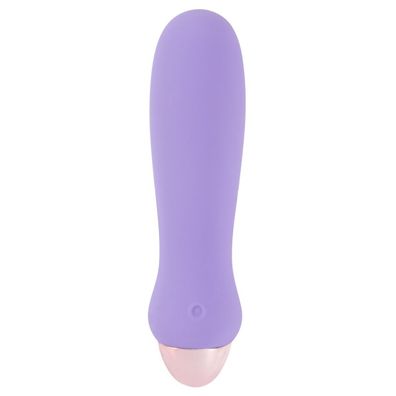 Vibrator Mini Klitoris Stimulator Vibration Cuties Mini Vibe Lila Silikon USB