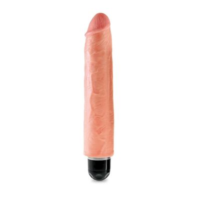 Dildo Naturdildo Saugfuß 25cm groß Beige