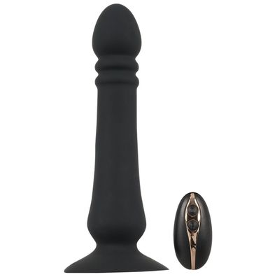 Anal Thruster Analvibrator mit Stoßfunktion, Fernbedienung & Saugfuß