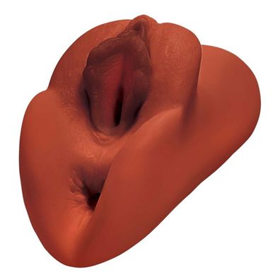 Hand Masturbator Vagina Anus Realistisch Braun PDX Perfect Pussy: Double Stroker