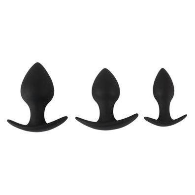 Anal Plug Dildo Analstöpsel Buttplugs Silikon Analtraining 3er Anal Trainer Set