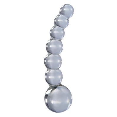 Dildo Glasdildo Anal Vaginal Glas Kugeln Icicles No. 66