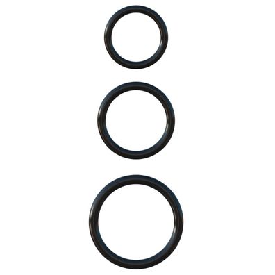 Cockring Penisring Silikon Silicone 3-Ring Stamina Set