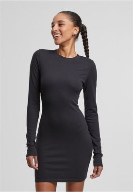 Urban Classics Damen Kleid Ladies Cozy Rib Jersey Dress TB7784