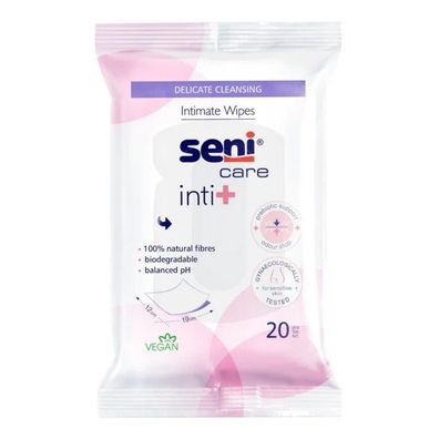 Seni Care Inti+ Feuchttücher - 20 Tücher