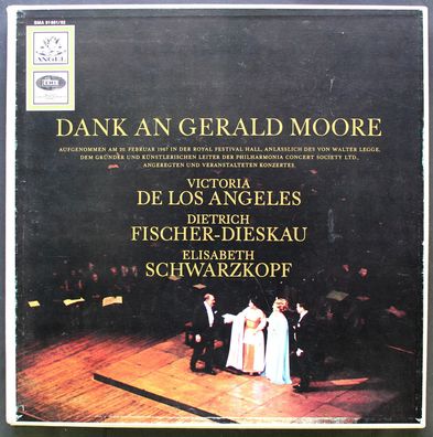 Angel Records SMA 91651/52 - Gerald Moore, Dietrich Fischer-Dieskau, Victoria De