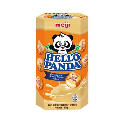 Meiji Hello Panda Kekse Karamelfüllung 50g