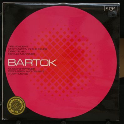 Argo ZRG 657 - Béla Bartók, The Academy Of St. Martin-in-the-Fields, Sir Nevil