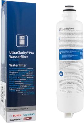 BSH Wasserfilter 11032518 kompatibel mit Bosch, Siemens, Neff Kühlschränke