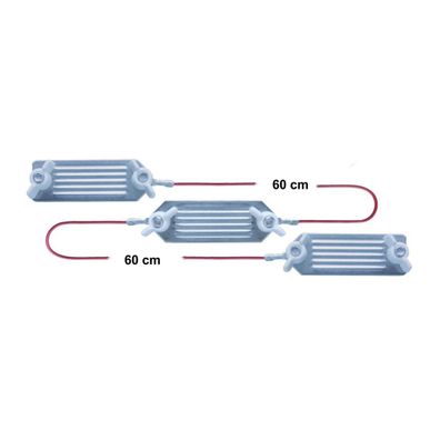 AKO 3-Fach Verbindungskabel f?r Band bis 40 mm, Edelstahl