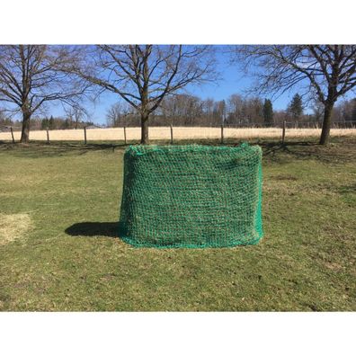 AVERDE Futtersparnetz Heunetz Quader 1,4 x 1,4 x 1,4 m, 4,5 cm Maschenweite