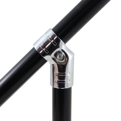 Verbinder 45? verchromt f?r 28 mm Rohre